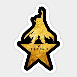 Gurren lagann Fight the power Kamina Star Sticker